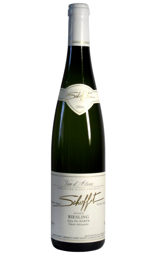 Wine Domaine Schoffit Riesling Harth Cuvee Alexandre Vieilles Vignes 2004