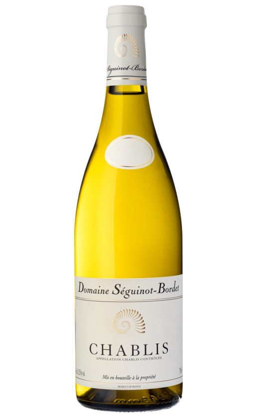 Wine Domaine Seguinot Bordet Chablis 2020