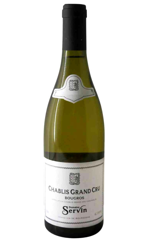 Вино Domaine Servin Chablis Grand Cru Bougros 2019
