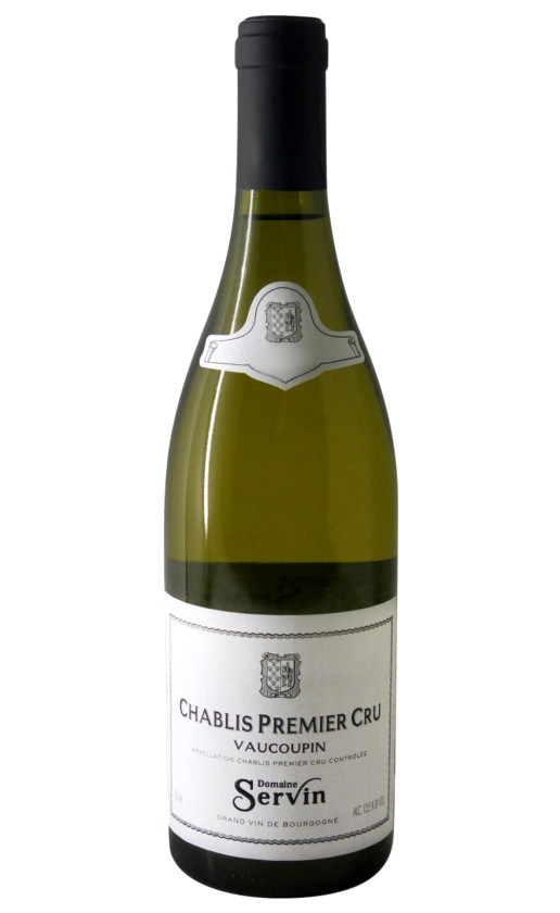 Wine Domaine Servin Chablis Premier Cru Vaucoupin 2017