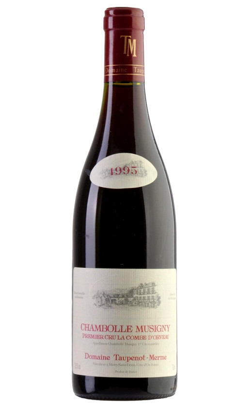 Вино Domaine Taupenot-Merme Chambolle Musigny Premier Cru La Combe D'Orveau 1995