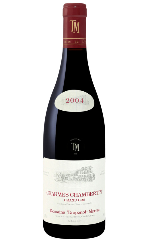 Вино Domaine Taupenot-Merme Charmes Chambertin Grand Cru 2004