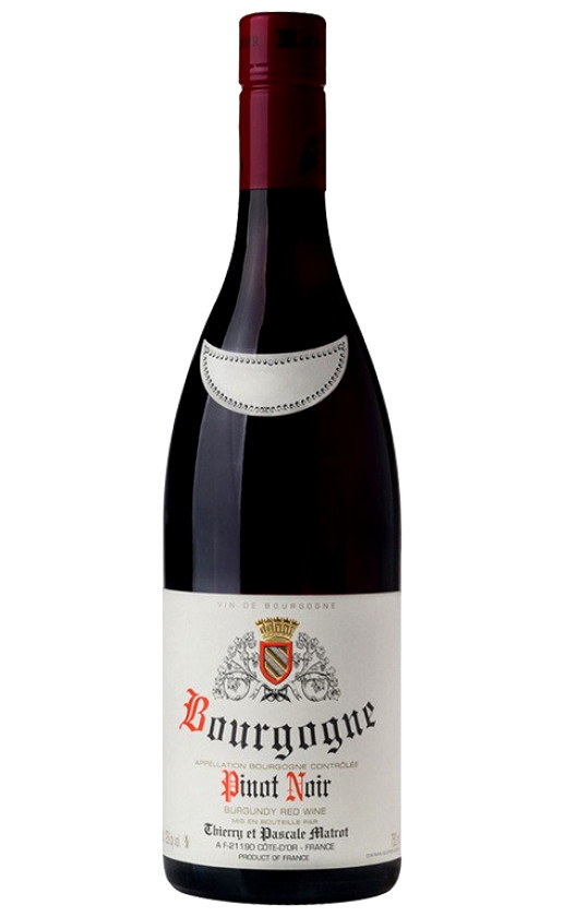 Вино Domaine Thierry et Pascale Matrot Bourgogne Pinot Noir 2017