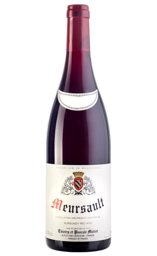 Wine Domaine Thierry Et Pascale Matrot Meursault Rouge 2017