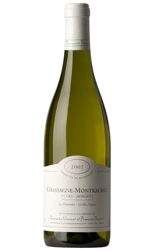 Вино Domaine Vincent et Francois Jouard Chassagne-Montrachet 1-er Cru Morgeot 2007