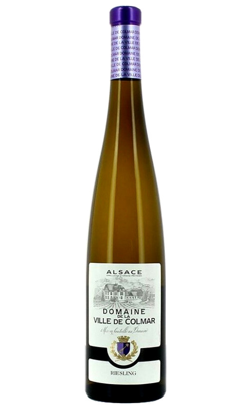 Wine Domaine Viticole De La Ville De Colmar Riesling Alsace 2018