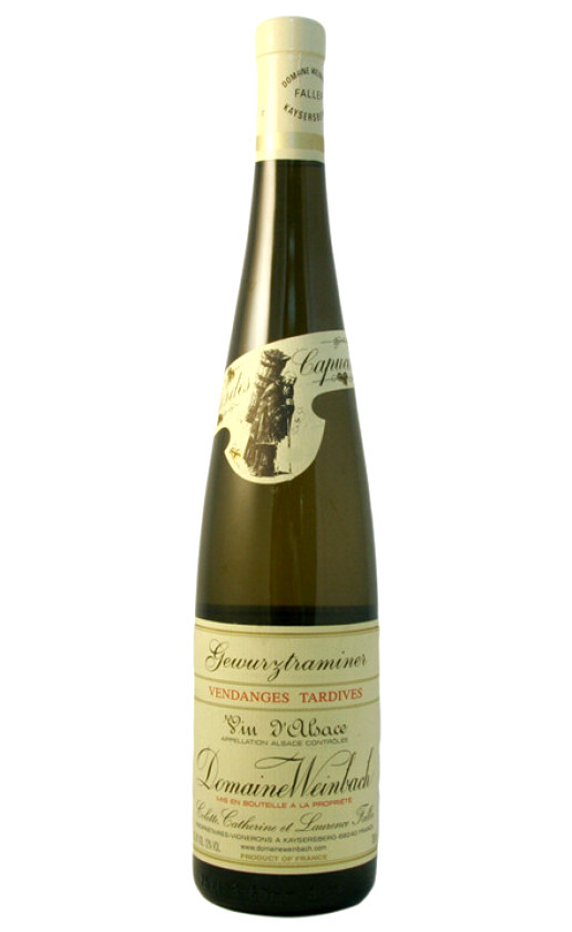 Wine Domaine Weinbach Gewurztraminer Altenbourg Vendanges Tardives 2005