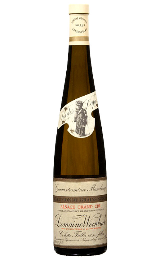 Вино Domaine Weinbach Gewurztraminer Grand Cru Mambourg Selection de Grains Nobles 2005