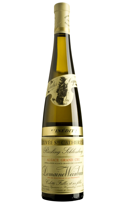Вино Domaine Weinbach Riesling Grand Cru Schlossberg Cuvee Sainte Catherine L'Inedit 2004