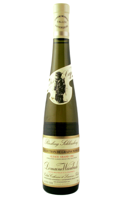 Wine Domaine Weinbach Riesling Grand Cru Schlossberg Selection De Grains Nobles 2001
