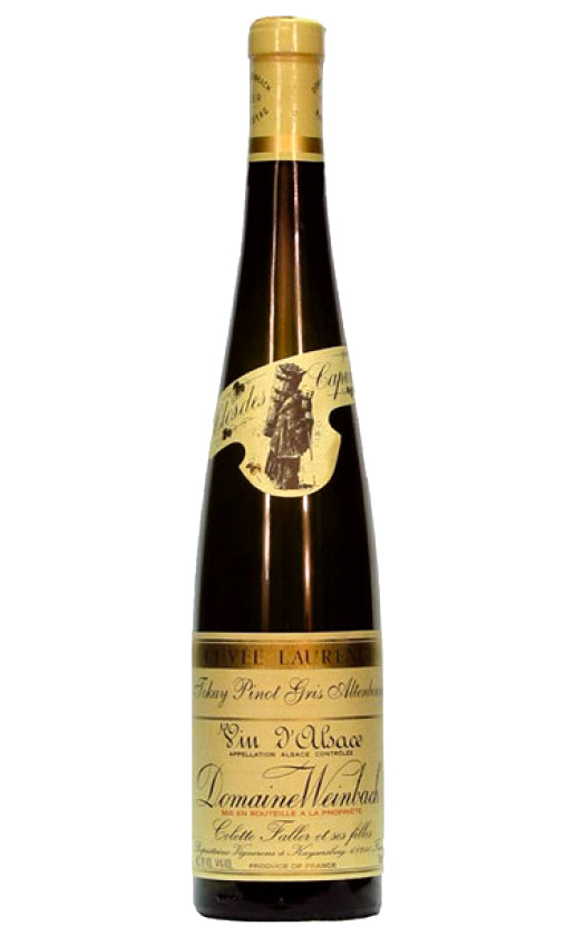Вино Domaine Weinbach Tokay Pinot Gris Altenbourg Cuvee Laurence 2004