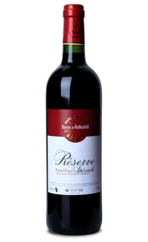Вино Domaines Barons de Rothschild Reserve Speciale Pauillac 2005
