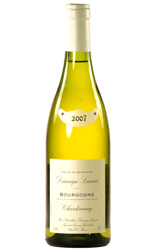 Wine Dominique Laurent Bourgogne Chardonnay 2007
