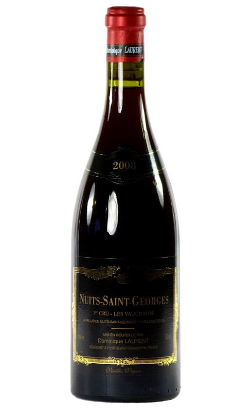 Wine Dominique Laurent Nuits Saint Georges 1 Er Cru Les Vaucrains Vieilles Vignes 2008