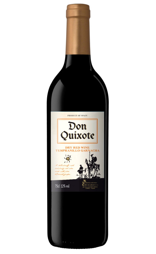 Don Quixote red dry Vino de Mesa VdM