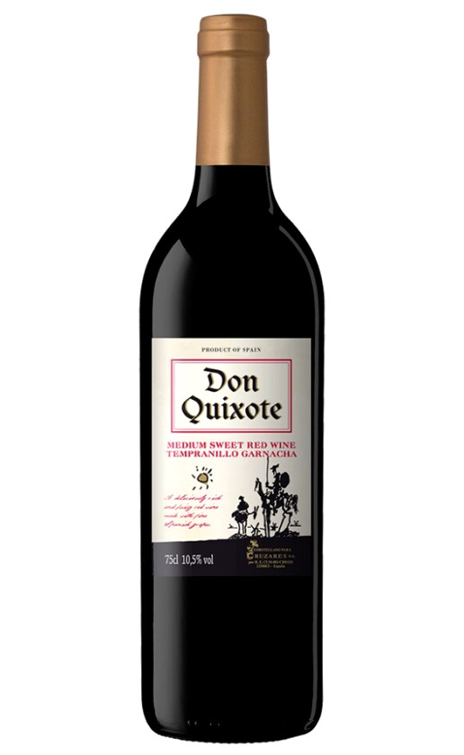 Вино Don Quixote red medium sweet Vino de Mesa VdM