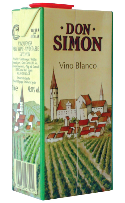 Wine Don Simon Blanco Tetra Pak