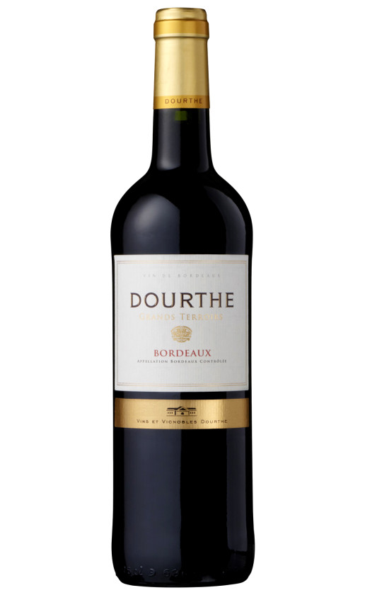 Вино Dourthe Grands Terroirs Bordeaux Rouge 2019