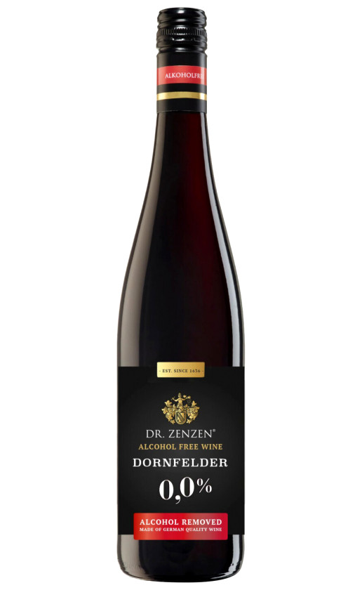 Wine Dr Zenzen Deutscher Dornfelder Alkoholfrei