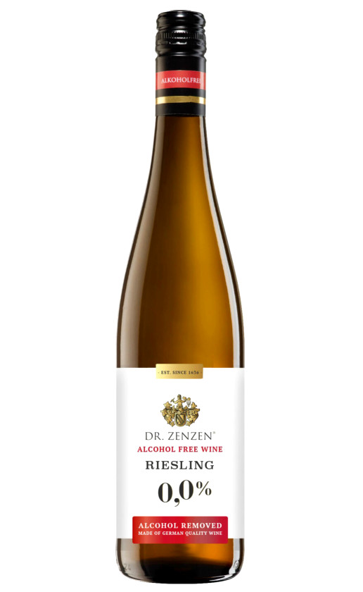 Wine Dr Zenzen Deutscher Riesling Alkoholfrei