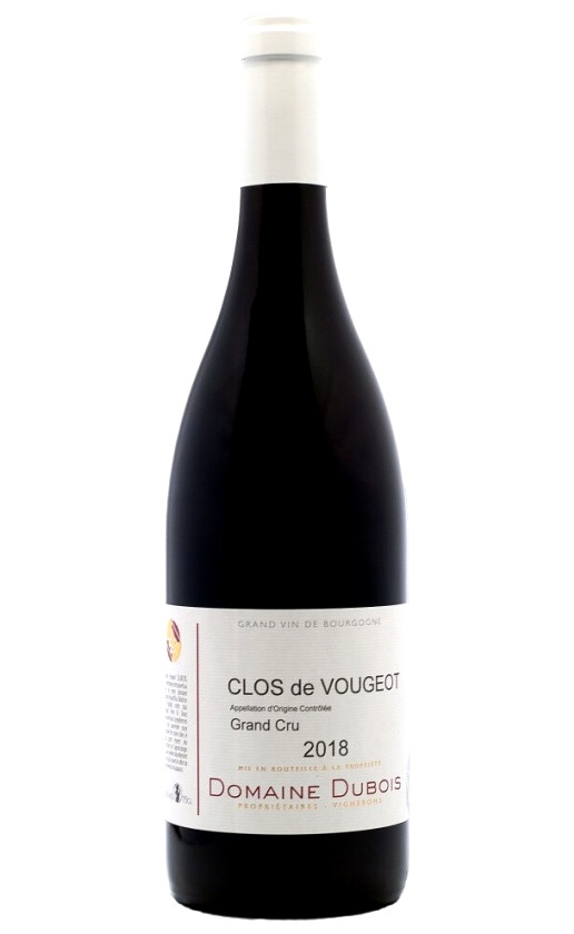 Wine Dubois Fils Clos De Vougeot Grand Cru 2018