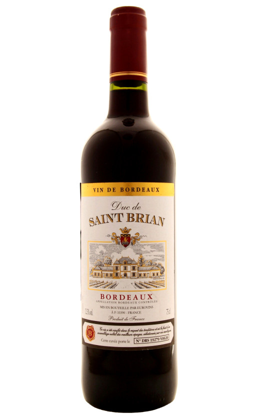 Вино Duc de Saint Brian Bordeaux Rouge Sec