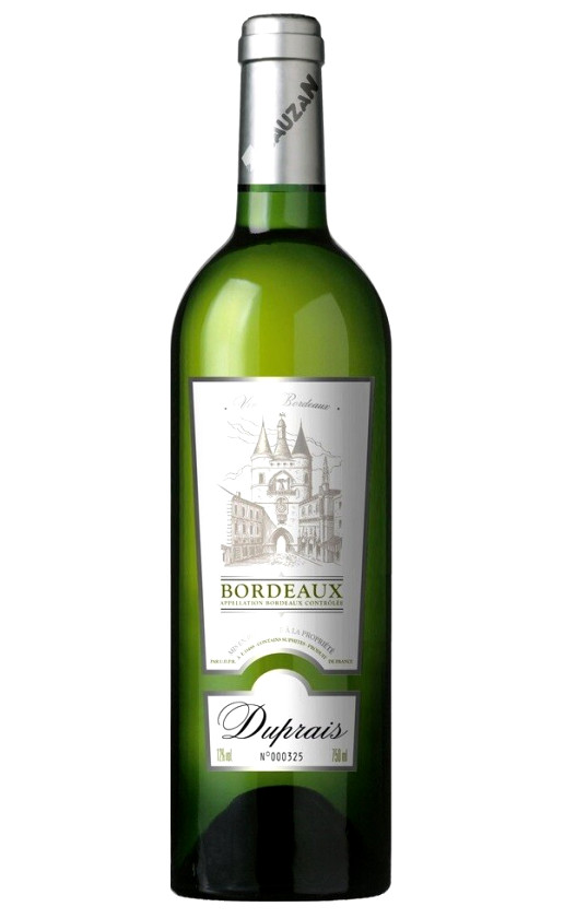 Wine Duprais Blanc Dry Bordeaux