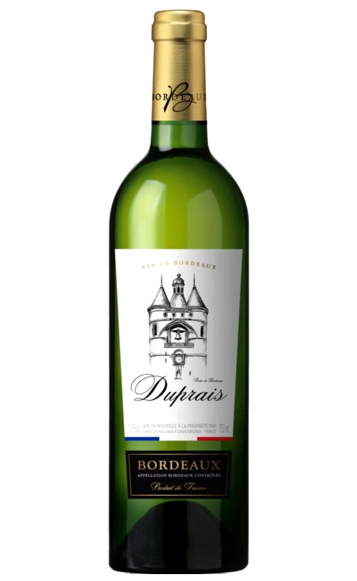 Wine Duprais Blanc Semi Sweet Bordeaux