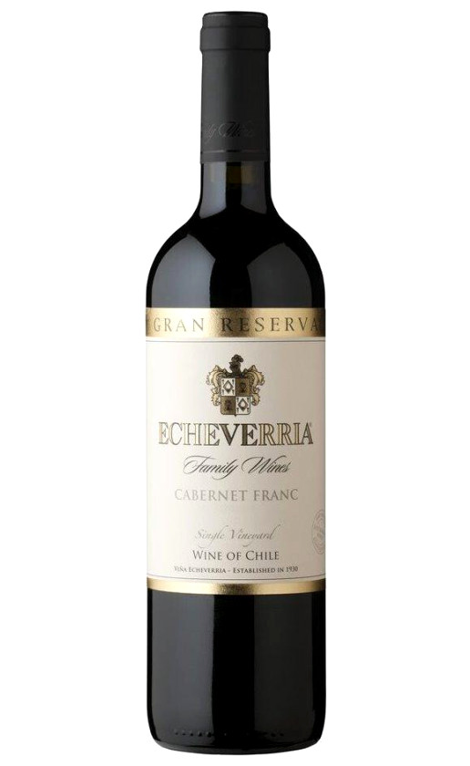 Wine Echeverria Cabernet Franc Gran Reserva 2014