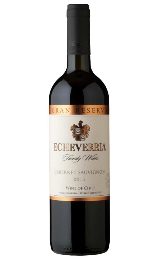 Wine Echeverria Cabernet Sauvignon Gran Reserva 2015