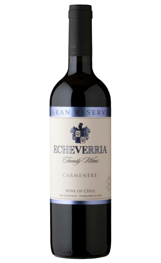 Вино Echeverria Carmenere Gran Reserva 2017