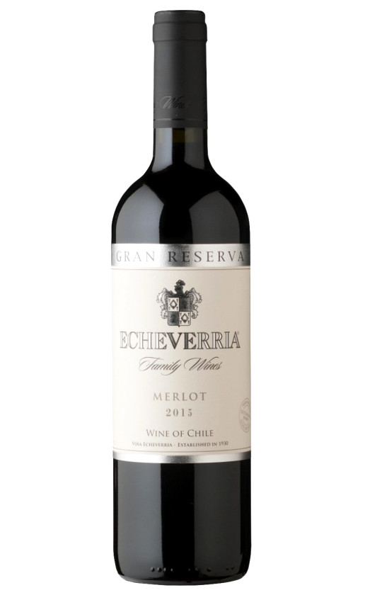 Wine Echeverria Merlot Gran Reserva 2015