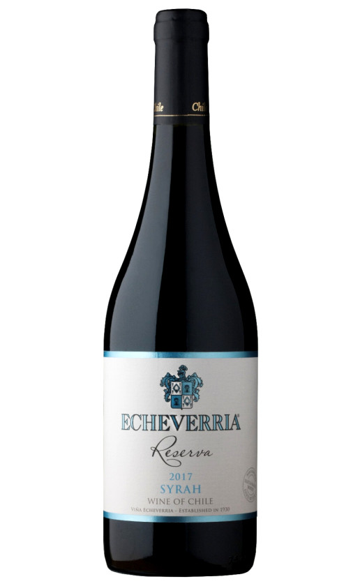 Wine Echeverria Reserva Syrah 2017