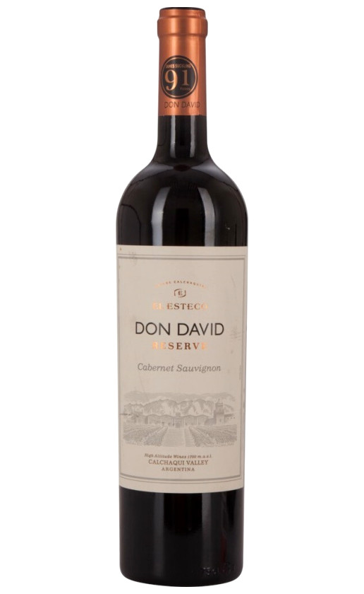 Wine El Esteco Don David Cabernet Sauvignon Reserve 2017