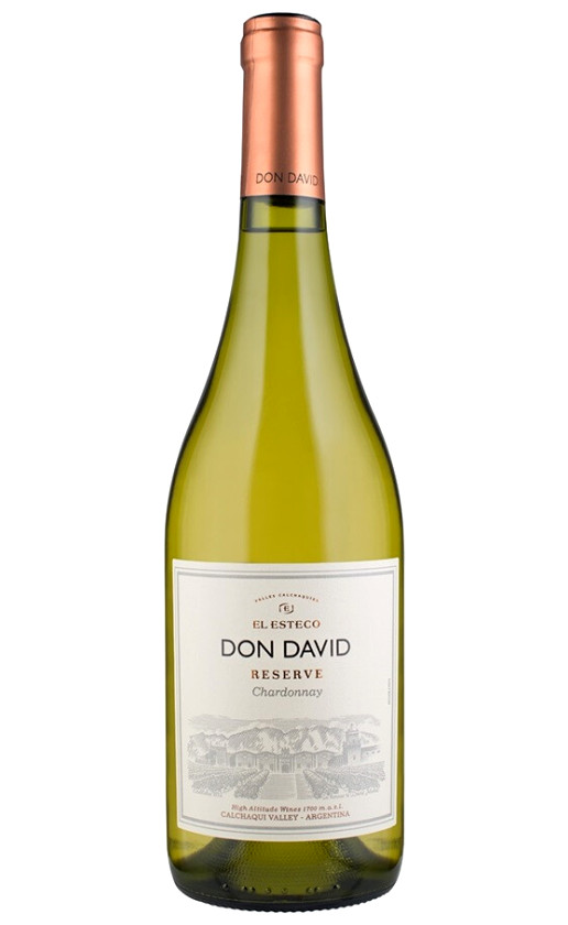 Wine El Esteco Don David Chardonnay Reserve 2017