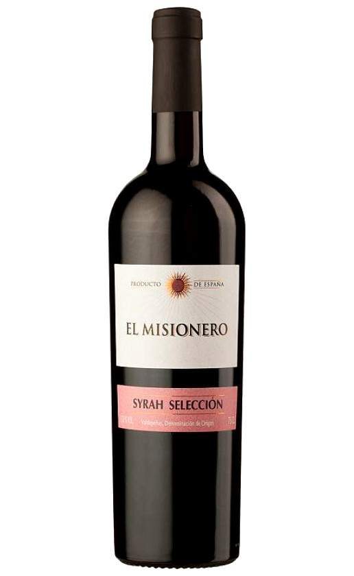 Wine El Misionero Syrah Seleccion Valdepenas