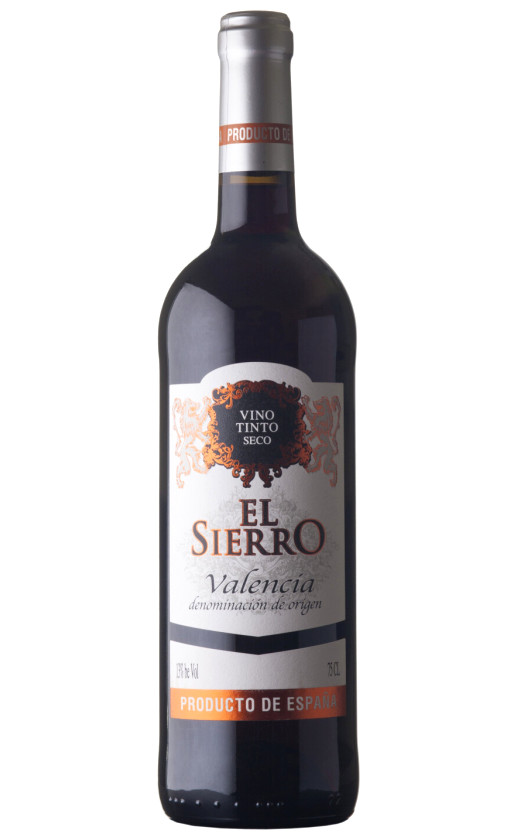 Wine El Sierro Tinto Seco Valencia