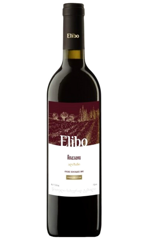 Wine Elibo Alazani Krasnoe