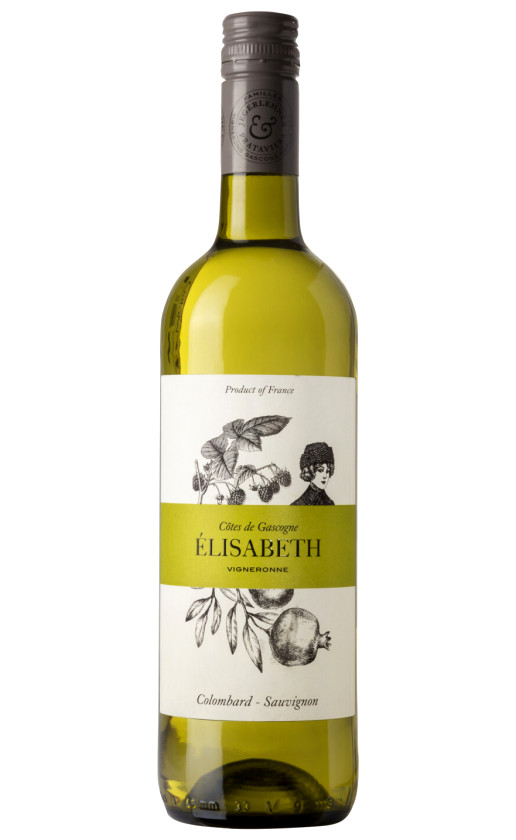 Вино Elisabeth Vigneronne Colombard-Sauvignon Blanc Cotes de Gascogne
