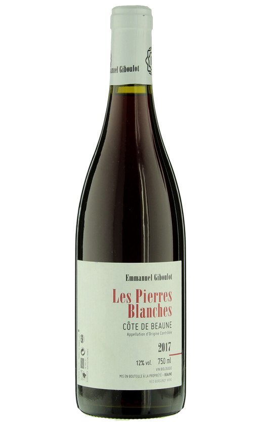 Wine Emmanuel Giboulot Les Pierres Blanches Cote De Beaune 2017