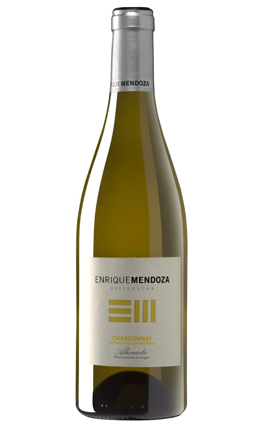 Wine Enrique Mendoza Chardonnay Fermentado En Barrica Alicante 2018