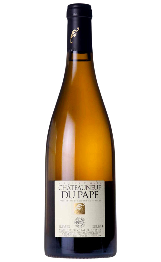 Вино Eric Texier Chateauneuf-du-Pape Vieilles Vignes Blanc 2012