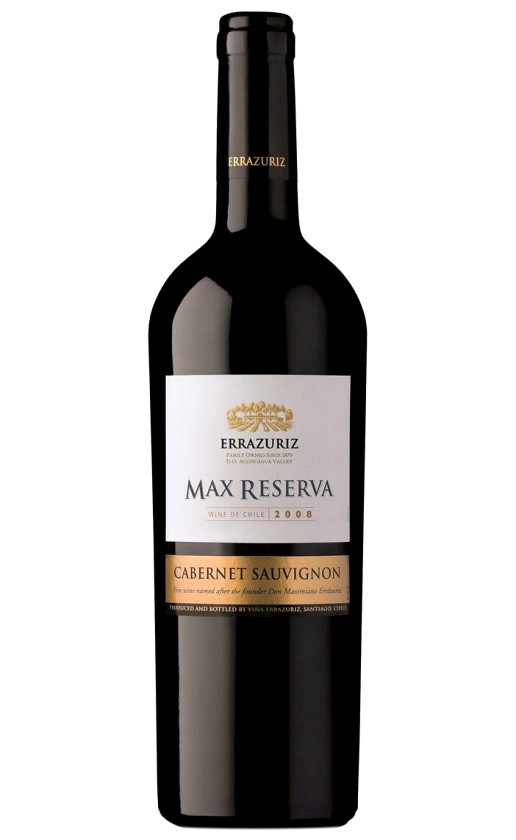 Wine Errazuriz Max Reserva Cabernet Sauvignon 2008