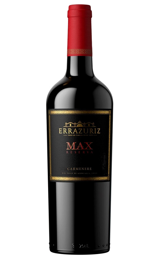 Wine Errazuriz Max Reserva Carmenere 2018