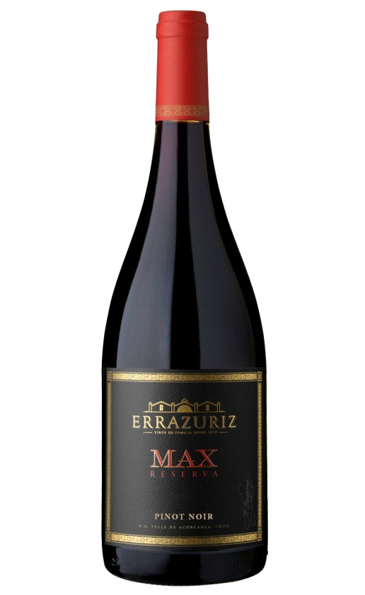 Вино Errazuriz Max Reserva Pinot Noir 2019