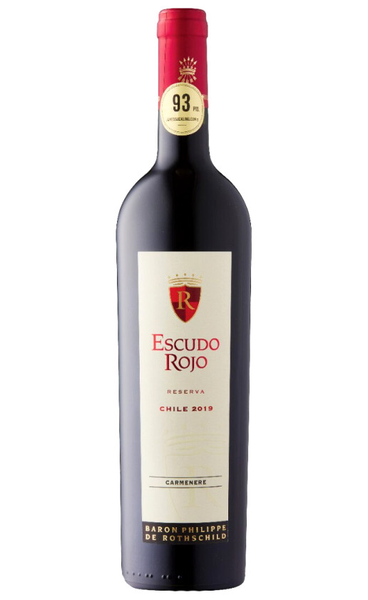 Wine Escudo Rojo Reserva Carmenere 2019