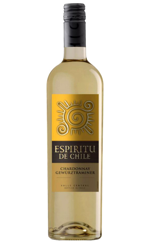 Wine Espiritu De Chile Chardonnay Gewurztraminer Valle Central 2017