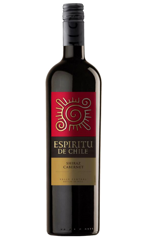 Wine Espiritu De Chile Shiraz Cabernet Valle Central 2016