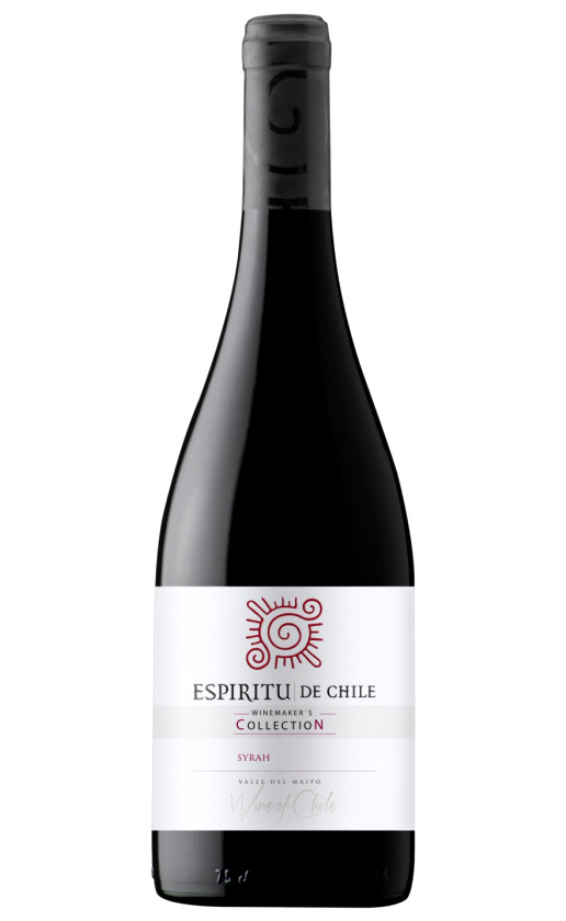 Wine Espiritu De Chile Winemakers Collection Syrah Maipo Valle