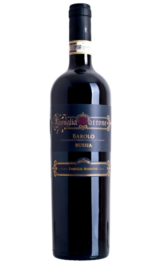 Вино Famiglia Marrone Barolo Bussia 2015